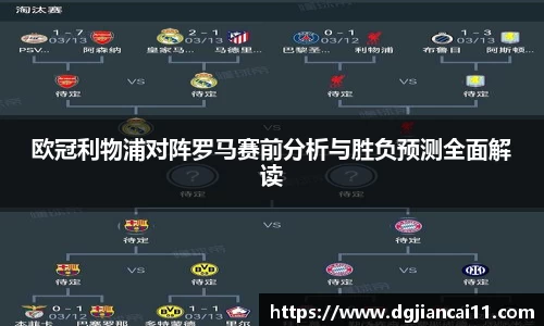 欧冠利物浦对阵罗马赛前分析与胜负预测全面解读